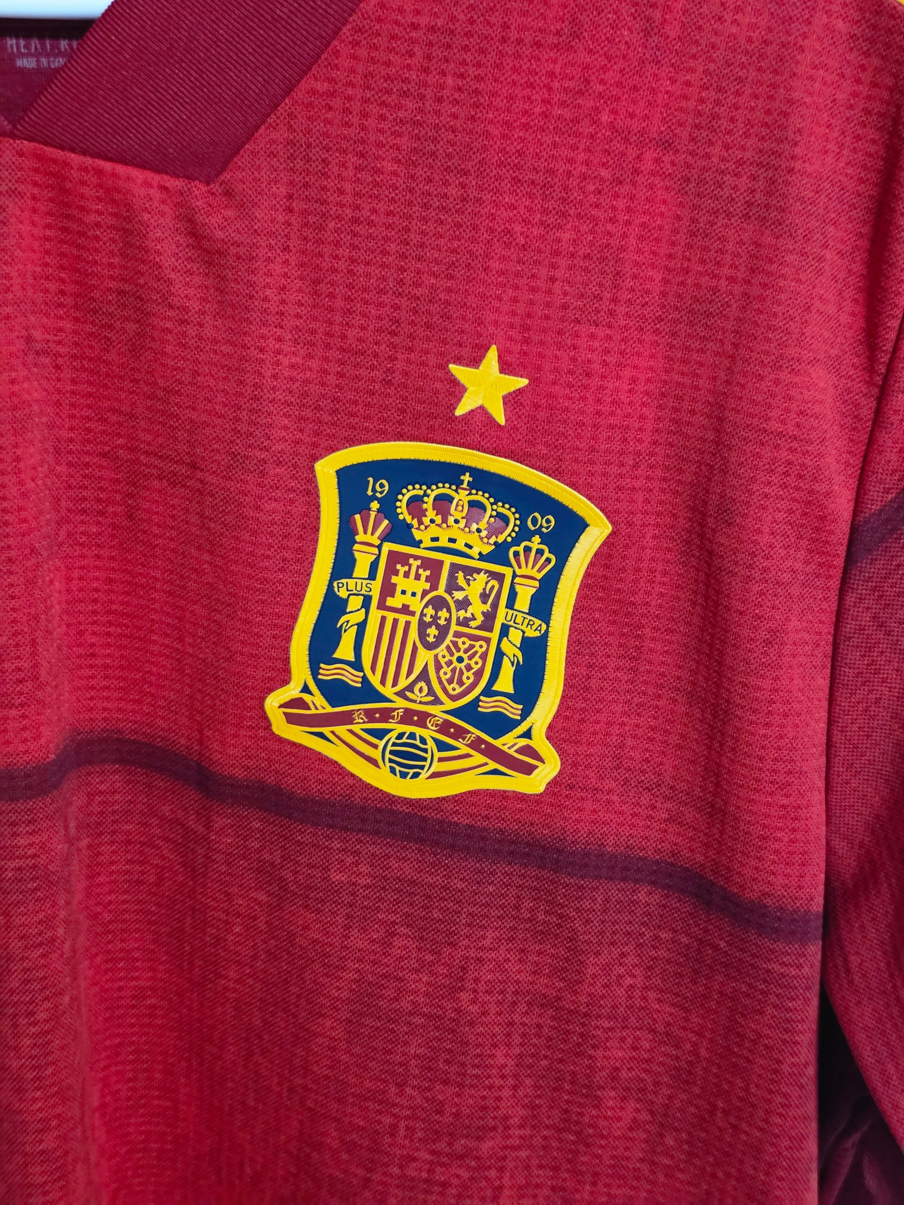Spain 2020-21 Home Jersey Player Version (L) BNWT