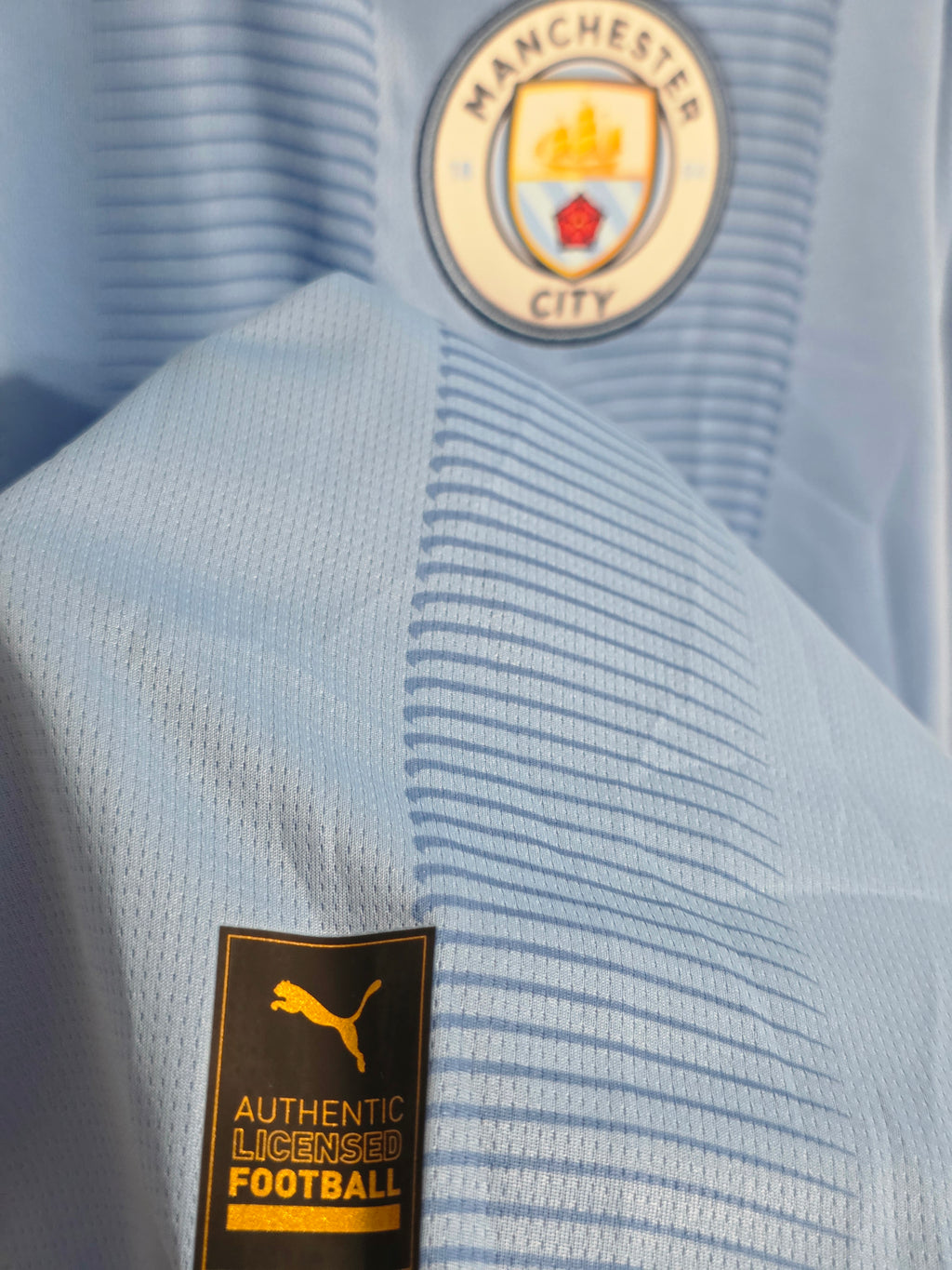 Manchester City 2023-24 Home Kit Long Sleeve (M)