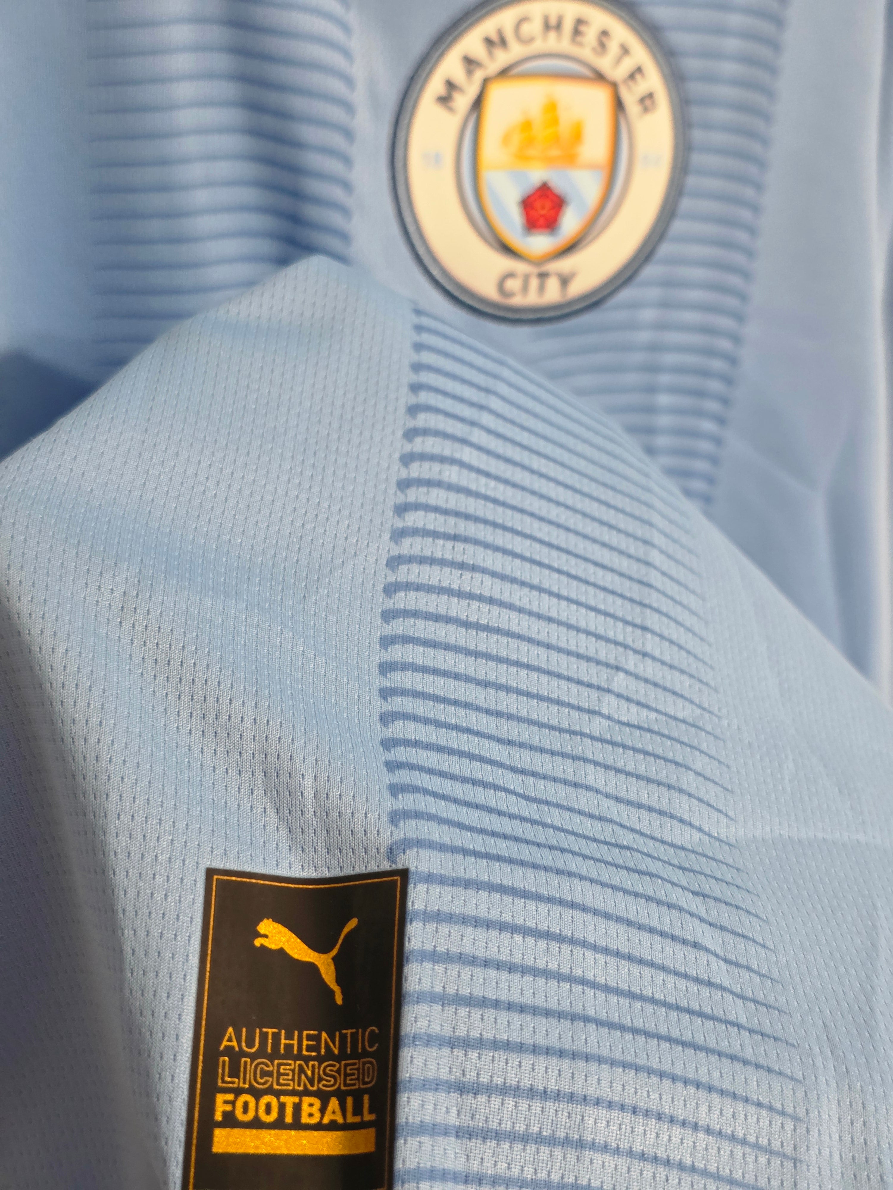 Manchester City 2023-24 Home Kit Long Sleeve (M)