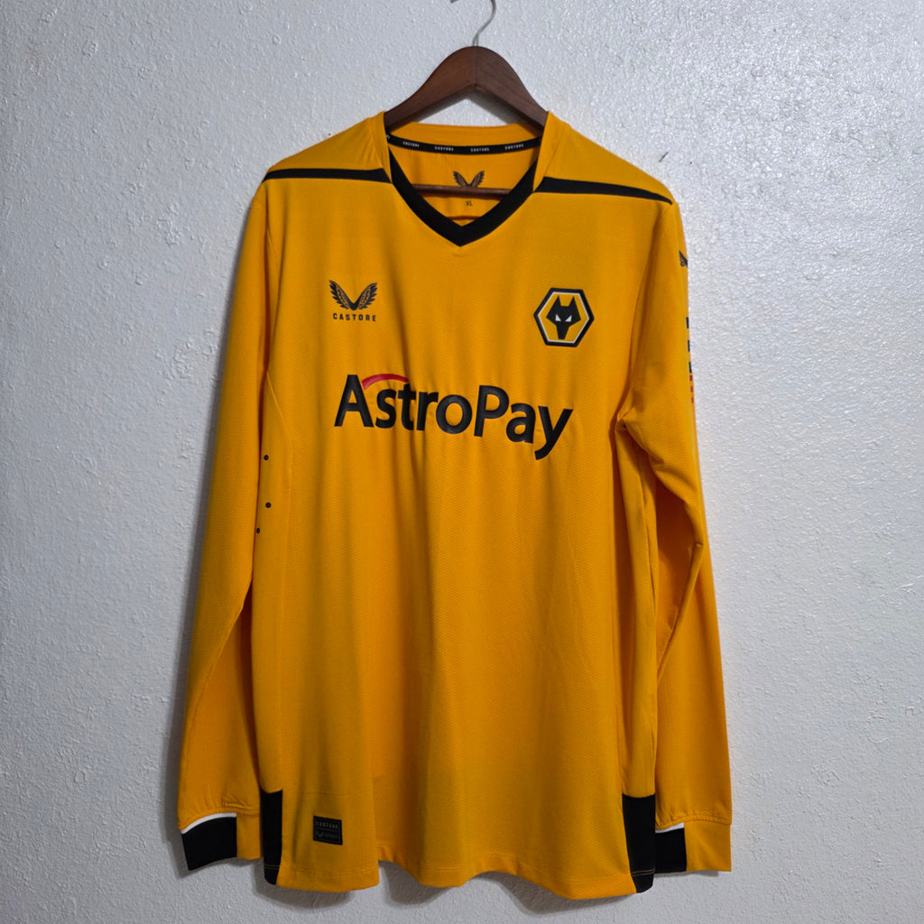 Wolves 2023-24 Home Jersey Long Sleeve (XL)