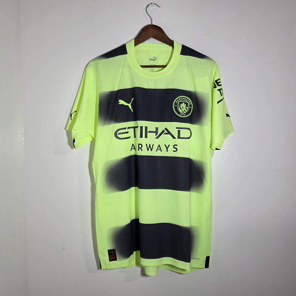 Manchester City 2022-23 Third Jersey Player Issue Haaland 9 (M)