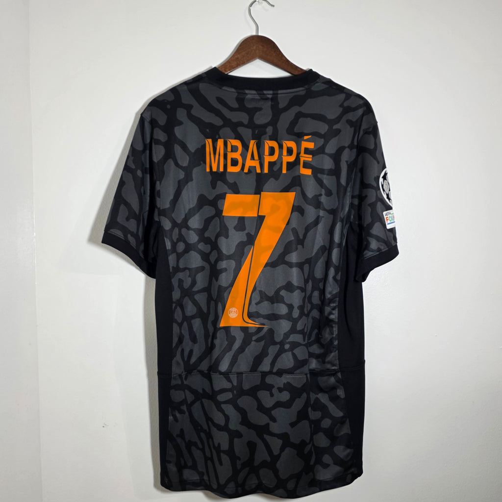 PSG 2023-24 Third Jersey CL Edition Mbappe 7 (L)