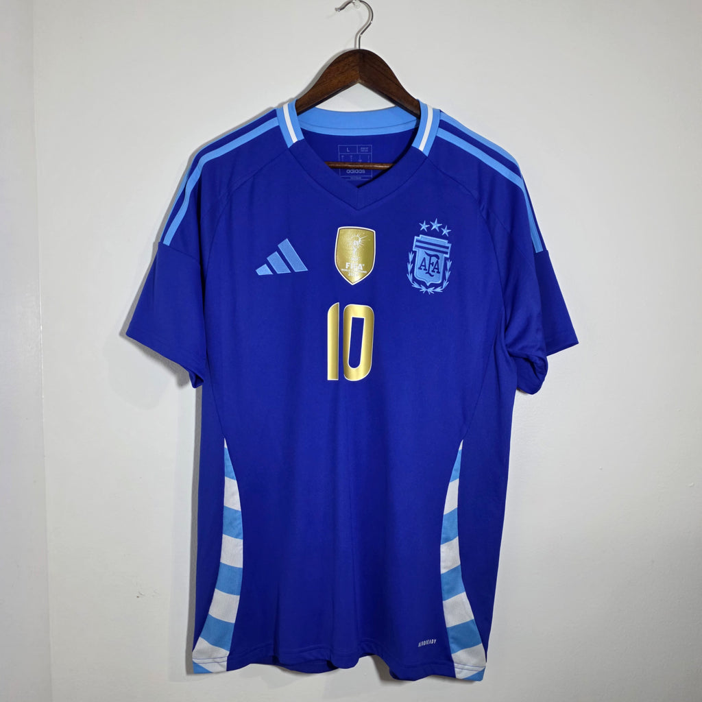Argentina 2024 Away Jersey Messi 10 (L) BNWT