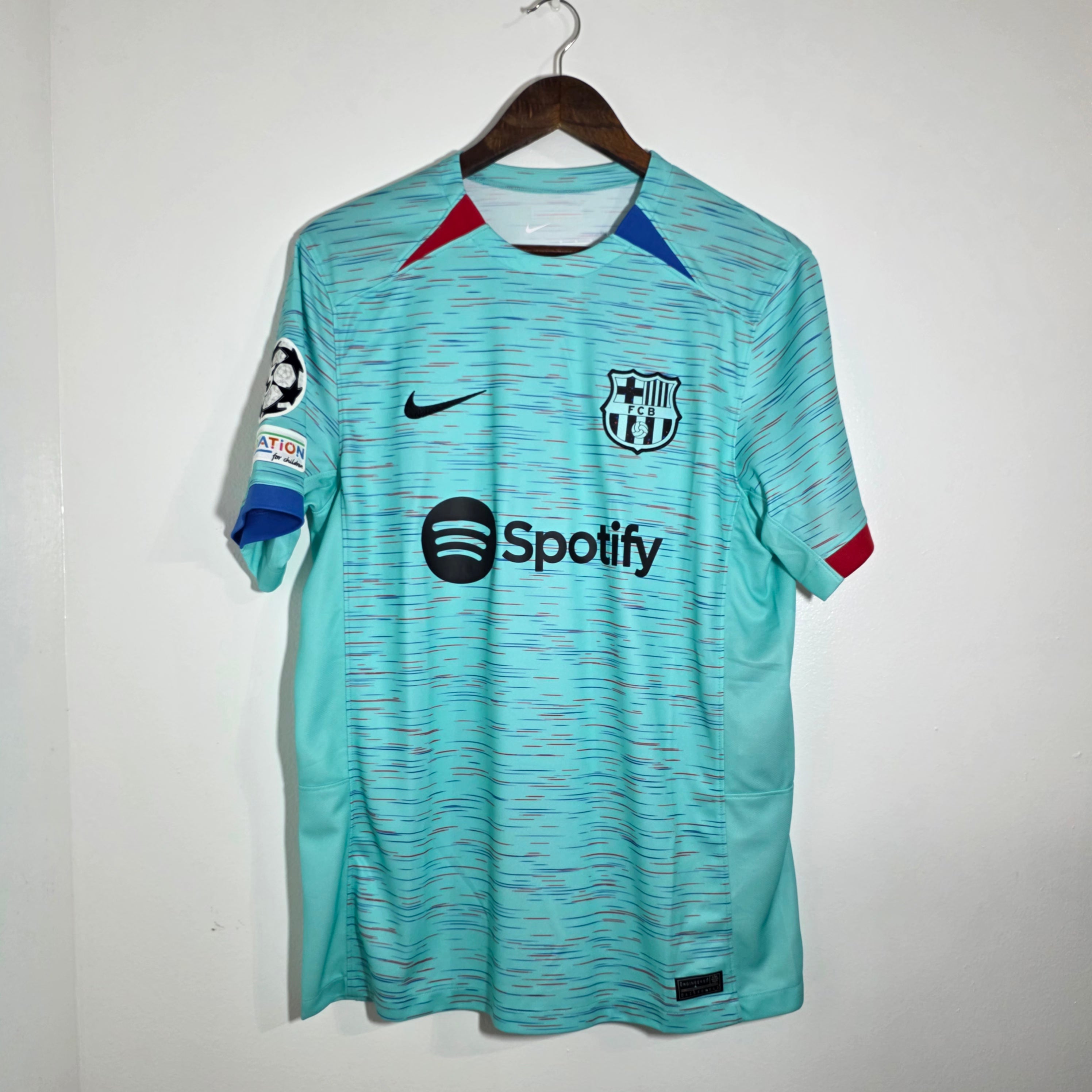 FC Barcelona 2023-24 Third Jersey Lewandowski 9 CL Edition (M)