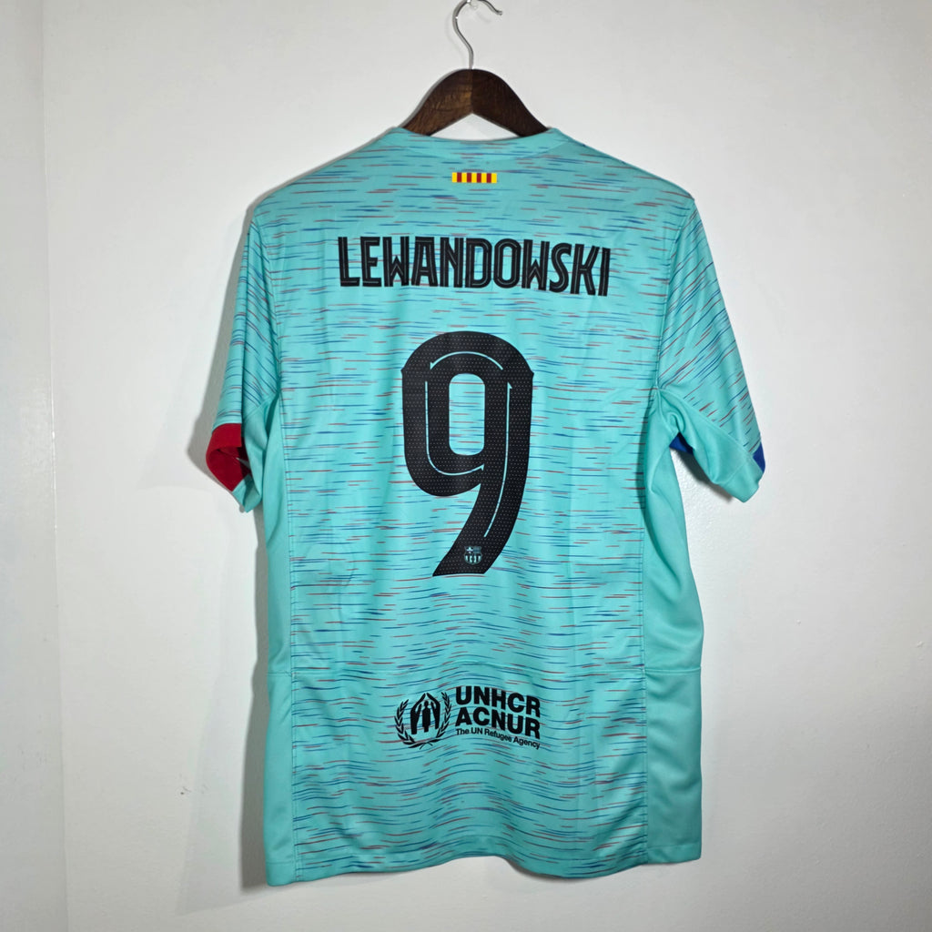 FC Barcelona 2023-24 Third Jersey Lewandowski 9 CL Edition (M)