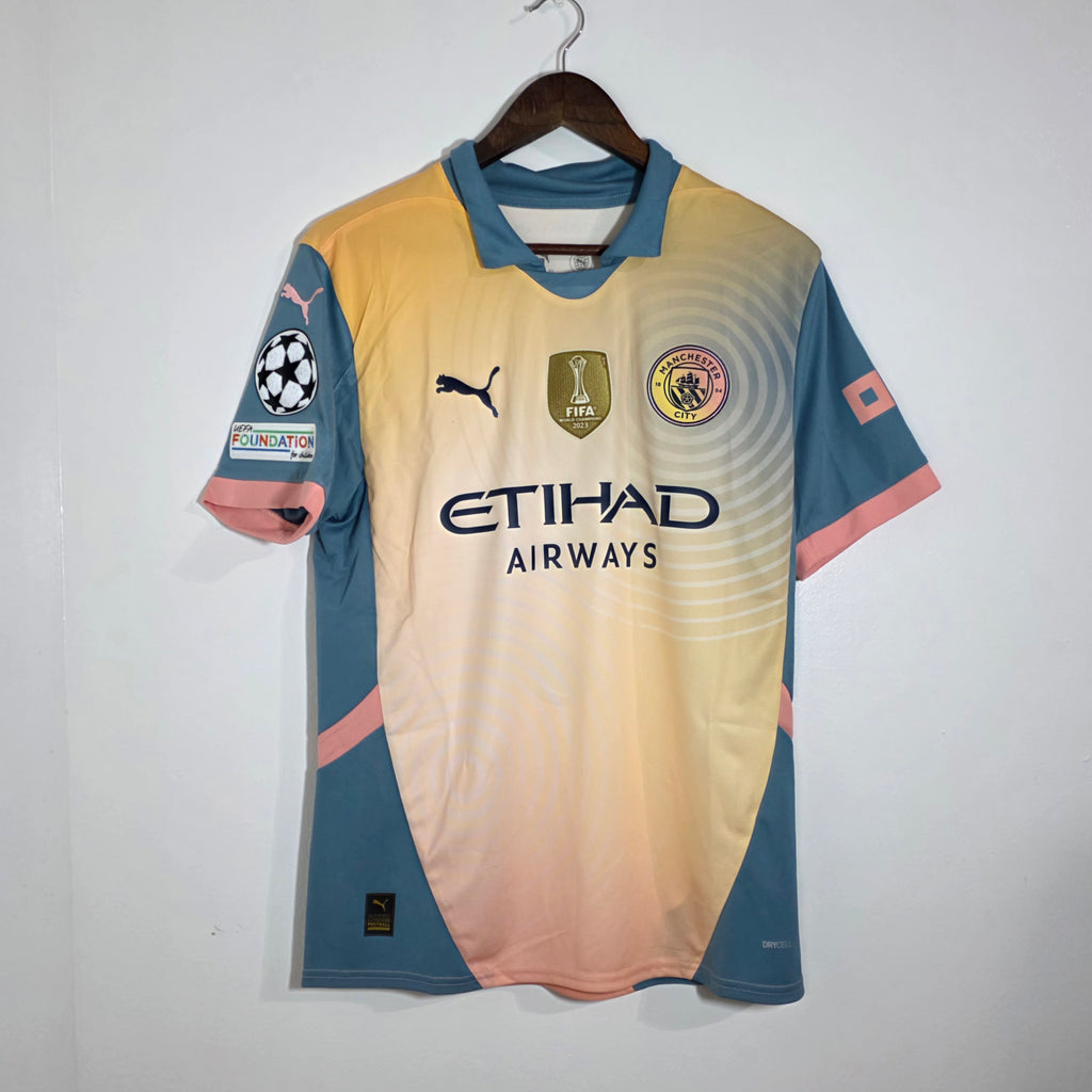 Manchester City 2024-25 Fourth Jersey Haaland #9 BNWT (M)