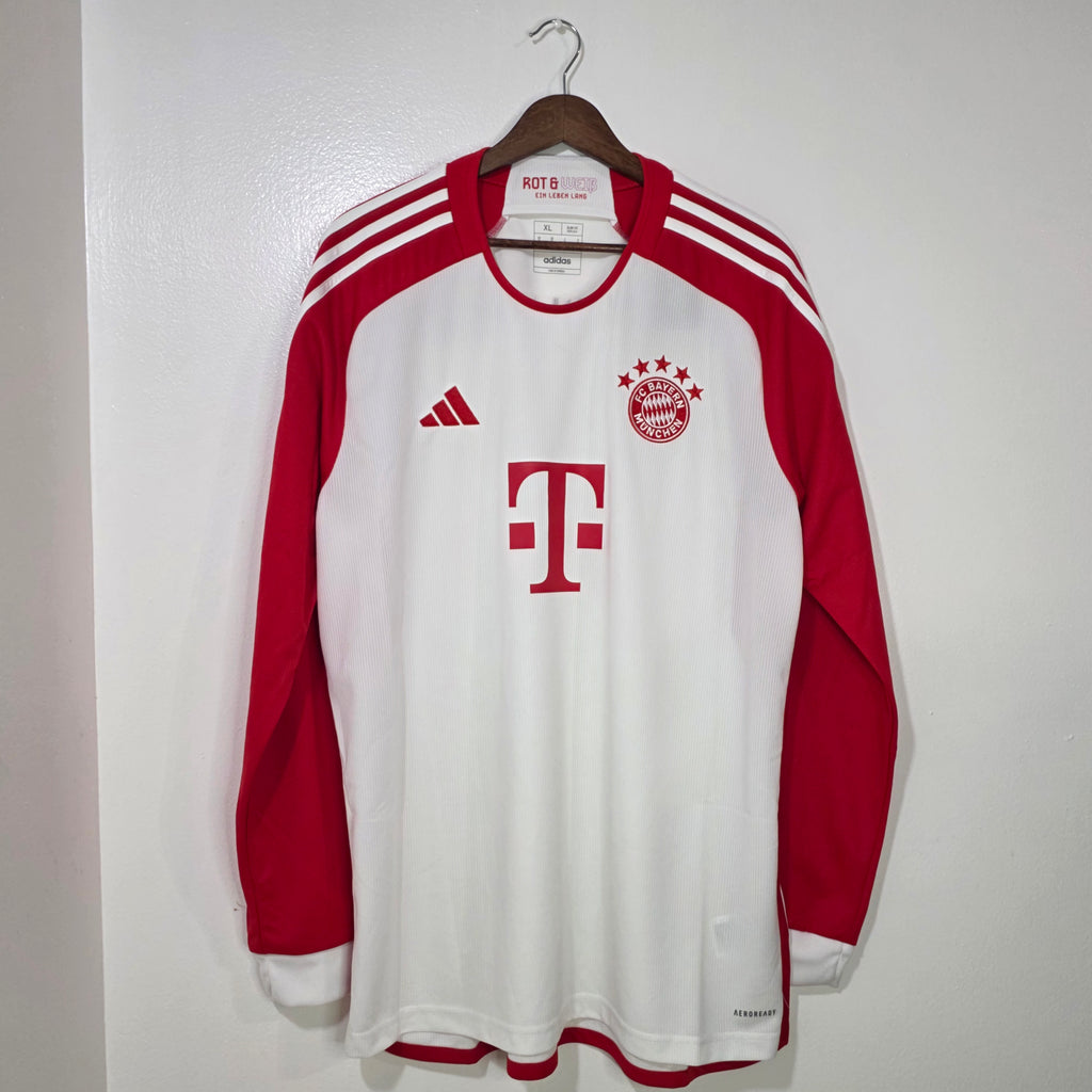 Bayern Munich 2023-24 Home Jersey Long Sleeve BNWT (XL)
