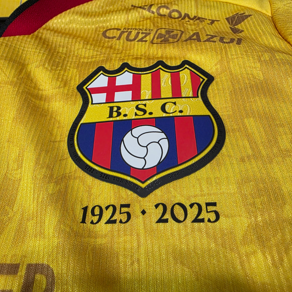 Barcelona SC 2025 Home Jersey 100th Anniversary Edition BNWT (L)
